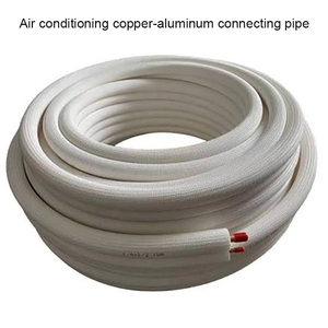 Tube de transfert de réfrigérant en <span class=keywords><strong>cuivre</strong></span> et aluminium isolé en mousse PE pour l'installation de climatiseurs mini-split et de systèmes CVC - Product Image 1