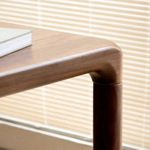 <span class=keywords><strong>Tavolo</strong></span> da Pranzo Rettangolare in Legno di Lusso Leggero, Colore <span class=keywords><strong>Noce</strong></span> Nero, Moderno e Multifunzionale per Casa, Sala da Pranzo, Tè e Lavoro - Product Image 4
