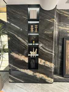 Losas de Cuarcita de Lujo Moderna Gris Namco con Superficie Pulida para Islas de Cocina Interiores y Revestimiento de Paredes de Baños - Product Image 5