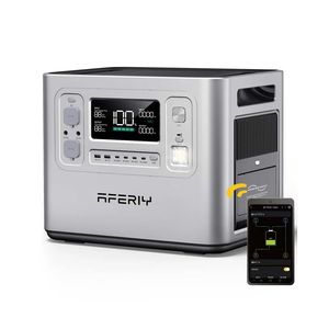 เครื่องกำเนิดไฟฟ้าพลังงานแสงอาทิตย์แบบพกพา Silver P210 ความจุ 2048Wh สถานีไฟฟ้าพกพาไร้สาย สีเงิน AF-P210 Portable Power S - Product Image 2
