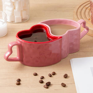 Mug en céramique de Chaozhou avec poignée, personnalisable pour la maison et les cadeaux - Product Image 3