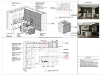 Armoires de cuisine de luxe au design moderne d'Australie kitchenette modulaire avec shaker et garde-manger armoires de cuisine tout-en-un prêtes à assembler