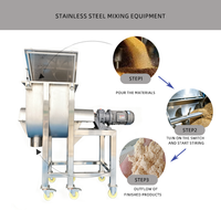 Mélangeur horizontal en acier inoxydable spécialisé par le fabricant, mélange rapide et uniforme, moteur central pour équipement chimique de dégraissage