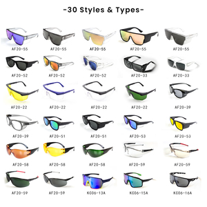 Gafas de sol con logotipo personalizable, <span class=keywords><strong>lentes</strong></span> táctiles antirreflectantes de plástico cuadrado negro, equipo de visión trasera, función de sol, <span class=keywords><strong>lentes</strong></span> con logotipo personalizable - Product Image 4