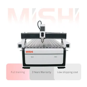 Mishi cnc roteador painel acp máquina de corte cnc para carpintaria 2400mm x 1200mm 1325 roteador cnc