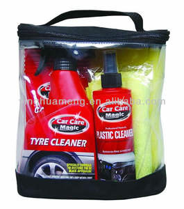 Produits de lavage de voiture shampooing pour lavage de voiture nettoyant pour intérieur en plastique restaurateur nettoyant pour pneus ensemble de cinq pièces kit de nettoyage de voiture - Product Image 2