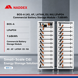 Module de batterie LiFePO4 BOS-A 7,68 kWh à montage en rack, 48 V, empilable, batterie commerciale basse tension pour système de stockage d'énergie solaire, prix usine - Product Image 3