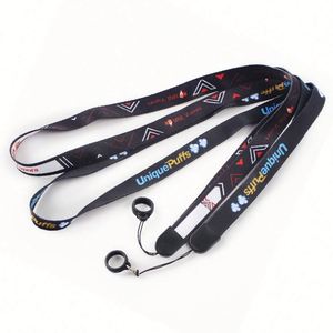 Porte-clés Nk personnalisé avec logo, cordon rose pour le cou, conception gratuite d'usine - Product Image 6