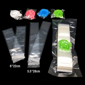 双酚a免费定制印花哑光透明塑料可生物降解拉链批发冰棒包装袋 - Product Image 2