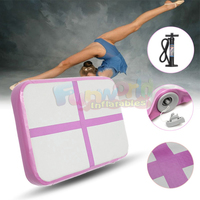 Tapis de gymnastique gonflable piste gonflable gym tapis de gym rebondissant airtrack 20cm pas cher