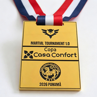 Médailles de récompense personnalisées de haute qualité pour les arts martiaux, le judo, la boxe, l'haltérophilie, en or, argent et bronze, médailles sportives en métal émaillé personnalisées