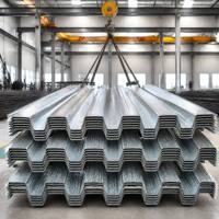Matériaux de construction métalliques YXB51-246-720, dalle de plancher en acier composite durable à haute capacité de charge pour la construction de toitures de centres commerciaux industriels