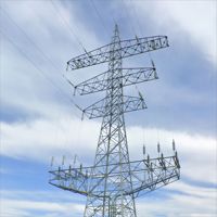 Torre di trasmissione di energia ad alta tensione autoportante da 40 m in acciaio zincato a caldo a 4 gambe con traliccio angolare Q235B/Q355B