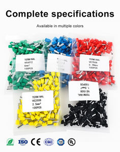 Bornes à sertir automobiles 24-2 AWG en laiton, résistantes à la corrosion, <span class=keywords><strong>connexion</strong></span> <span class=keywords><strong>plus</strong></span> fiable, ne se détache pas facilement - Product Image 3