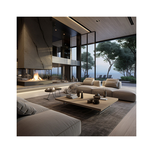 2024 AI Creative Concept Design Mobilier de maison contemporain de style moderne Rendu 3D simple pour le salon ORIENT LA VIE AI 3D - Product Image 1