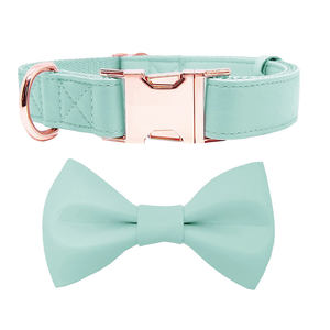 Direktverkauf Luxus Metallschnalle Mode Leder Haustier Fliege Hundehalsband Hundezubehör Haustierbedarf - Product Image 4