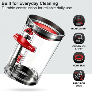 Recipiente de Repuesto para Polvo Compatible con Aspiradoras <span class=keywords><strong>Dyson</strong></span> V11 y <span class=keywords><strong>V15</strong></span> |   Compatible con SV14 SV15 SV17 SV22 SV28 SV47, reemplaza la pieza 965443-01 - Product Image 3