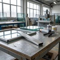 Espaciador de Aluminio Moderno 10A Antioxidante y Anticorrosión para Fabricantes de Vidrio Aislante, Precio de Fábrica al por Mayor, Tira de Separación de 10mm