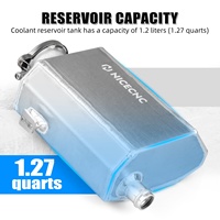 Réservoir de refroidissement en aluminium NICECNC compatible avec CanAm Maverick X3 2017-2022 Maverick Trail 800 1000 Defender Max HD8