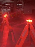 Feux de signalisation routière LED séquentiels haute puissance, lot de 8, étanches, balise de sécurité routière, lumière de détresse avec base magnétique pour l'extérieur