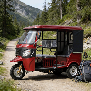 Taxi : Soulagez vos soucis – Moto-taxi avec <span class=keywords><strong>side</strong></span>-<span class=keywords><strong>car</strong></span>, carrosserie fermée, 6 passagers, moteur à essence - Product Image 5