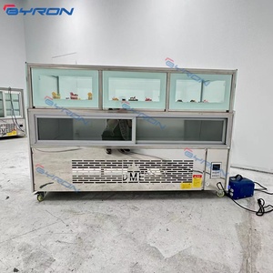 Vitrine Réfrigérée de Haute Qualité en Marbre pour Desserts et Gâteaux, à Refroidissement par Air, avec Congélateur Intégré - Product Image 3