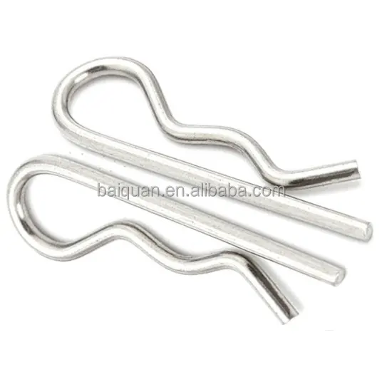 Benutzer definierte Großhandel verzinkte Draht kupplung Pin Clip R Form Split Cotter Lock Pin R Pin