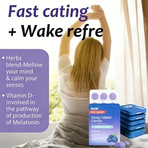 En Çok Satan Ürünler Vitamin Uyku Takviyeleri Tablet Şeker Rahatlama ve Uyku Melatonin Hapları - Product Image 5