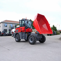 Camion benne diesel Ycd4j22t 125, 10 tonnes, 4x4, avec une grande hauteur au sol, pour les flottes minières