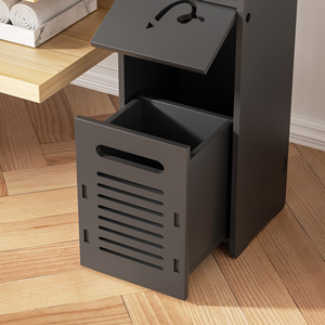 Oushumei Bathroom Storage Cabinet 4 Layers <b>Corner</b> Freestanding <b>Shelf</b> For Toilet With Durable Design - Product Image 4