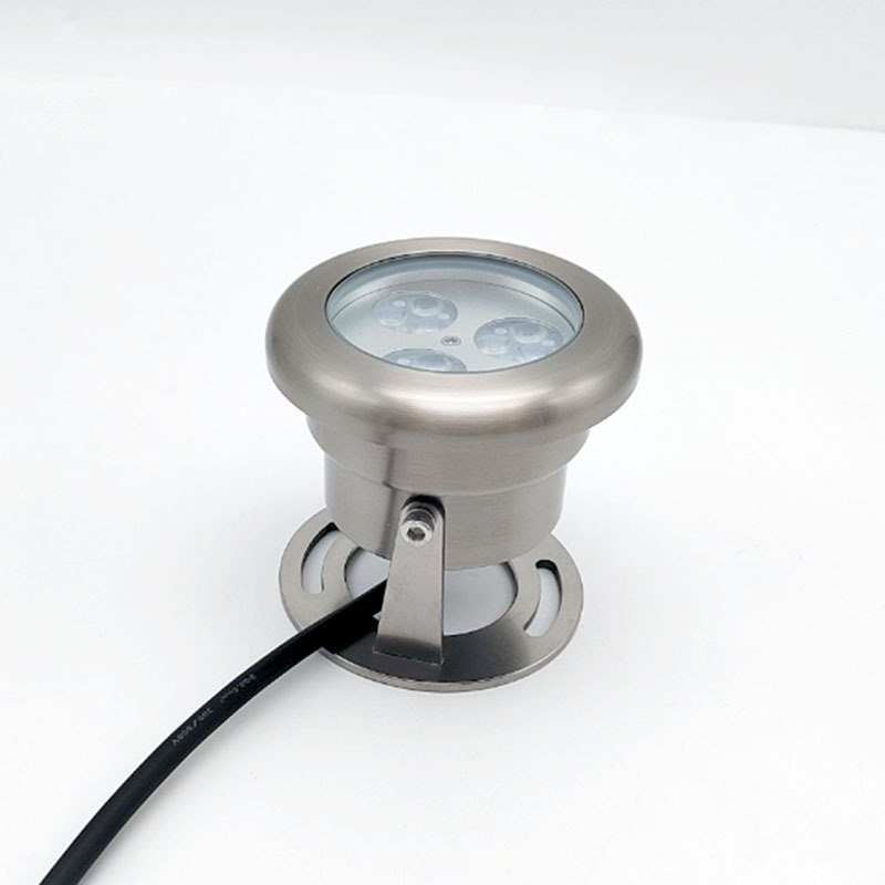 Heavy Duty Stainless Steel 304 DMX512 IP68 LED Underwater Spotlight Pool Light for Deep Water Musical Fountains