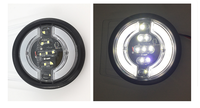 Led camion feux arrière rond a mené des lumières pour lit de camion