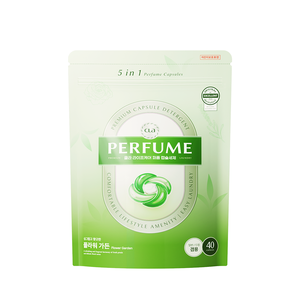 Capsules de lessive parfumées personnalisées avec logo, parfum Jardin de fleurs, rehausseur de parfum de luxe, protection des fibres délicates, dosettes de lessive - Product Image 2