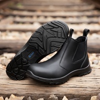Chaussures de Sécurité Professionnelles Homme Anti-Dérapantes à Embout en Acier Certifiées CE, Étanche à l'Eau et à l'Huile avec Protection Anti-Perforation pour Usage Industriel et en Usine
