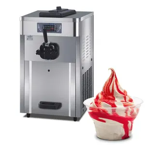 Commerciële Tafel Ijs Machine Single Smaak Soft Serve Machine Met Ce Goedgekeurd Voor Verkoop