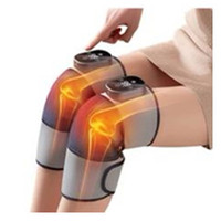 Elektrisches Knie-Massagegerät mit Vibration und Wärme, EMS und Luftkompressionsoption, Bein- und Wadenmassagegerät, Oberschenkel-Knie-Wärmer-Massagegerät