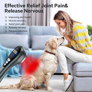 Grosir lampu merah dingin 650nm perangkat terapi Laser 808nm fisioterapi inframerah untuk manusia hewan peliharaan pijat produk pereda nyeri - Product Image 5