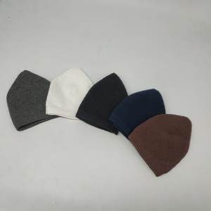 イスラム教徒のかぎ針編みの帽子綿ニットの祈りの帽子中国卸売イスラム教徒のクフィビーニー - Product Image 2