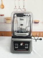 Mesin Blender es tidak pecah 1800W, Blender es penggunaan komersial & rumah dengan penutup kedap suara 2L