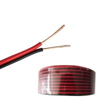 Cable de altavoz 16AWG Cable de audio de cobre OFC transparente de 2 conductores para cine en casa, audio para coche, sistema de sonido