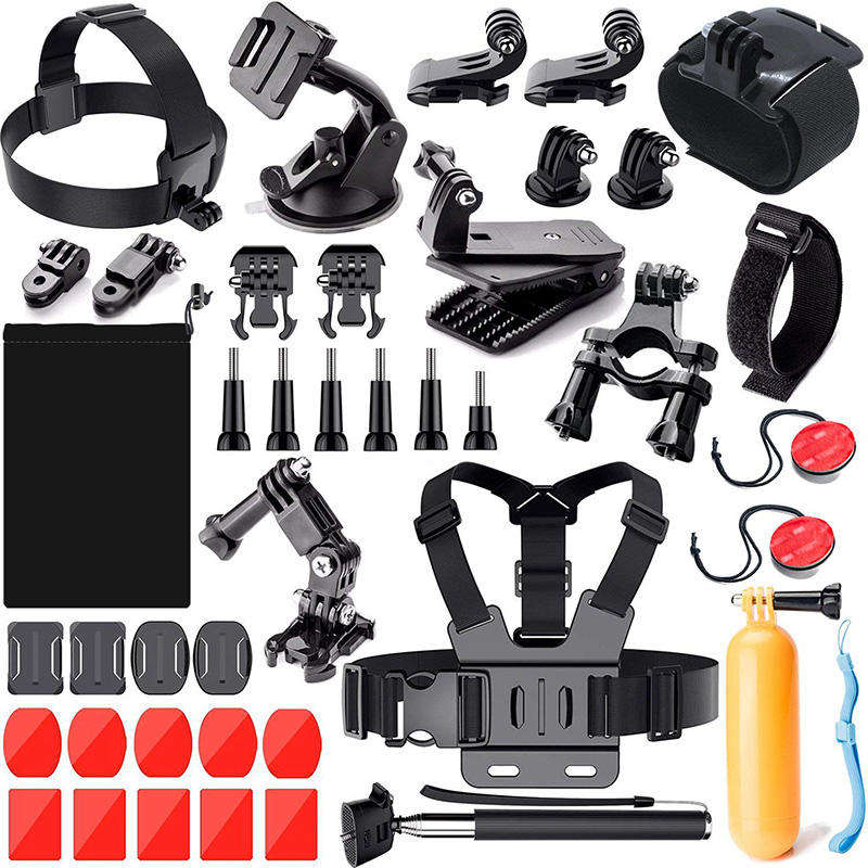 Sports Camera Accessories Kit Set for Gopro AKASO 4K Action Camera Hero Black 10 9 8 7 6 5/Session 5/Hero 4/3+/3/2/1 Max Fusion