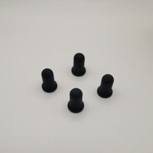 Gotero de Silicona Negro Mate de 18 mm para Botellas Farmacéuticas con Cierre de Rosca - Product Image 6