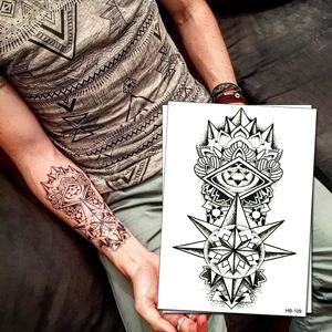 Venta al por Mayor de Tatuajes Temporales de Alta Calidad, Diseños Nuevos y Geniales, Tatuajes Adhesivos de <span class=keywords><strong>Media</strong></span> <span class=keywords><strong>Manga</strong></span> <span class=keywords><strong>para</strong></span> <span class=keywords><strong>Hombre</strong></span>, en Paquetes - Product Image 1