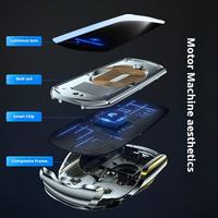 Support de navigation pour voiture, grille d'aération, ABS, chargeur sans fil à charge rapide 15W, support de téléphone portable stable