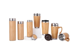 Tùy chỉnh bán buôn của tất cả các loại thép không gỉ phích ly (bao gồm cả tre trang trí + trà lọc + Bộ lọc) - Product Image 2