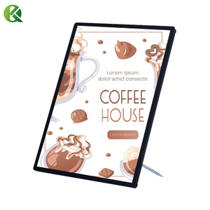 Xách tay siêu mỏng LED lightbox hình chữ nhật Nhà Hàng quảng cáo Backlit đặt hàng tường Bảng hiển thị menu bảng hiển thị ánh sáng - Product Image 4