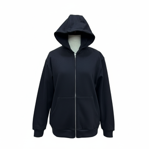 Custom Men's 100% Cotton Heavy <b>Weight</b> Fleece Zipper-Up Eco-Friendly Hoodies-Luxury Quality <b>Blank</b> Design Comfortable Breathable - Product Image 1