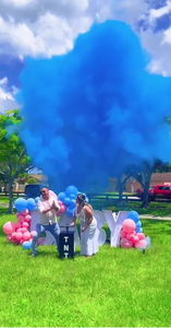 <span class=keywords><strong>Canon</strong></span> à confettis et fumée en papier TNT avec bouton-poussoir pour feux d'artifice et révélation du sexe - Product Image 6