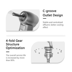 COXO YUSENDENT 1:5 dentale in fibra ottica canale interno contrangolo a bassa velocità Handpiece C7-5 - Product Image 5