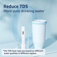 Filtre à charbon actif réducteur de TDS, élimine le fluorure, le chlore, la chloramine et les métaux lourds pour usage domestique et hôtelier, 0,5 micron